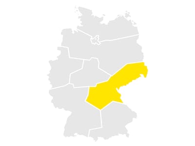 EDEKA Wissensportal - Deutschlandkarte Region NST