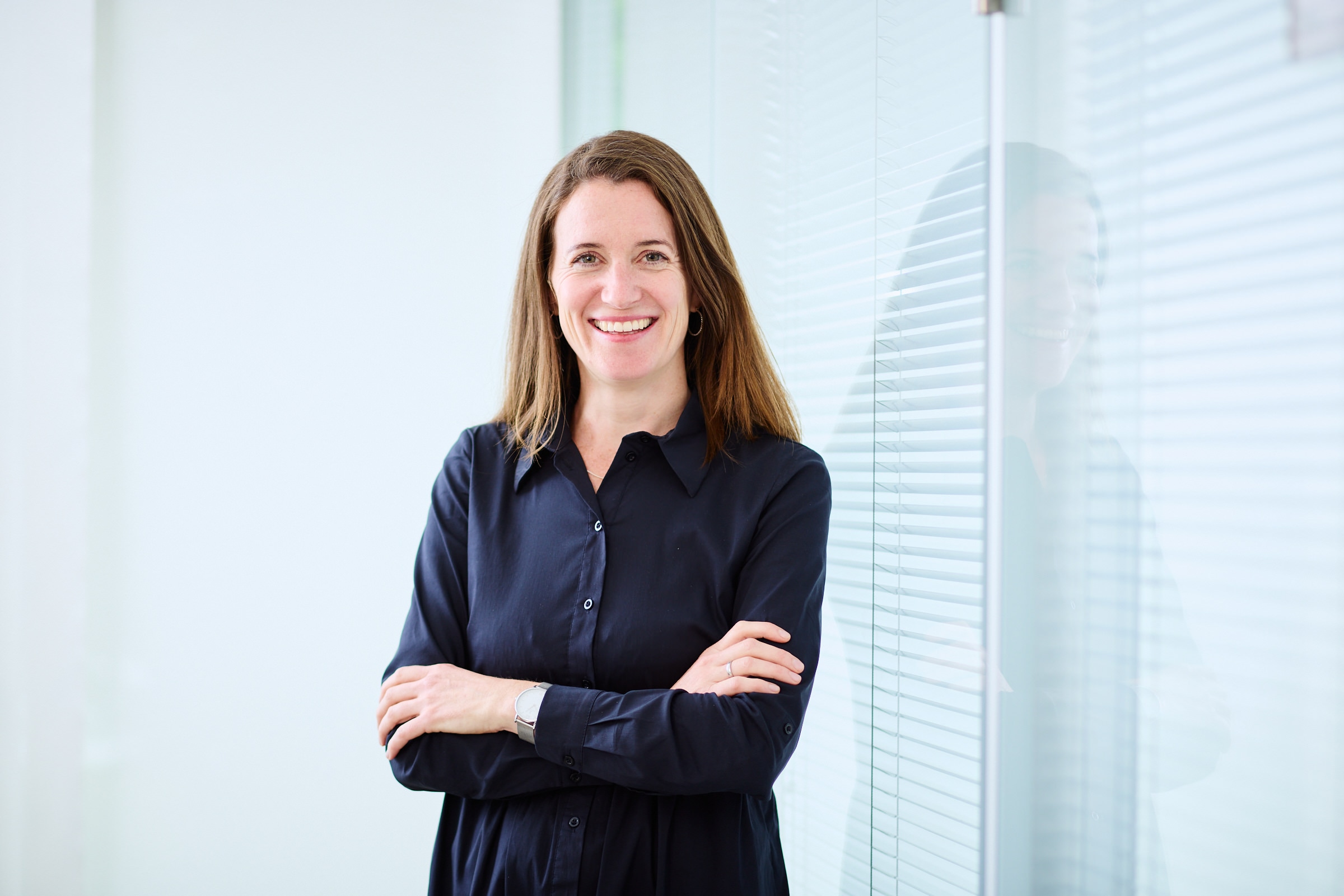 Portrait Bild von Melanie Neumahr, Ansprechpartnerin und Betreuerin der Trainees in der EDEKA-Zentrale