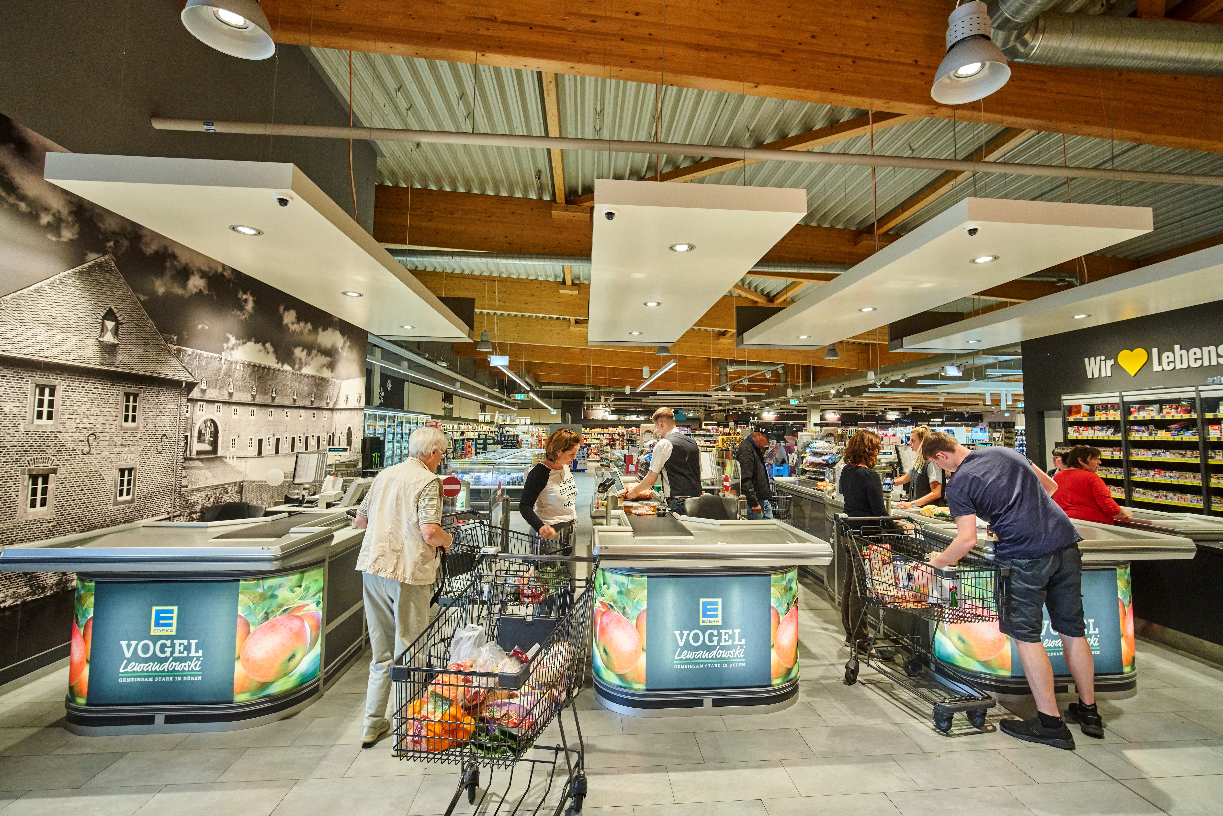 Kassenzone EDEKA Dueren