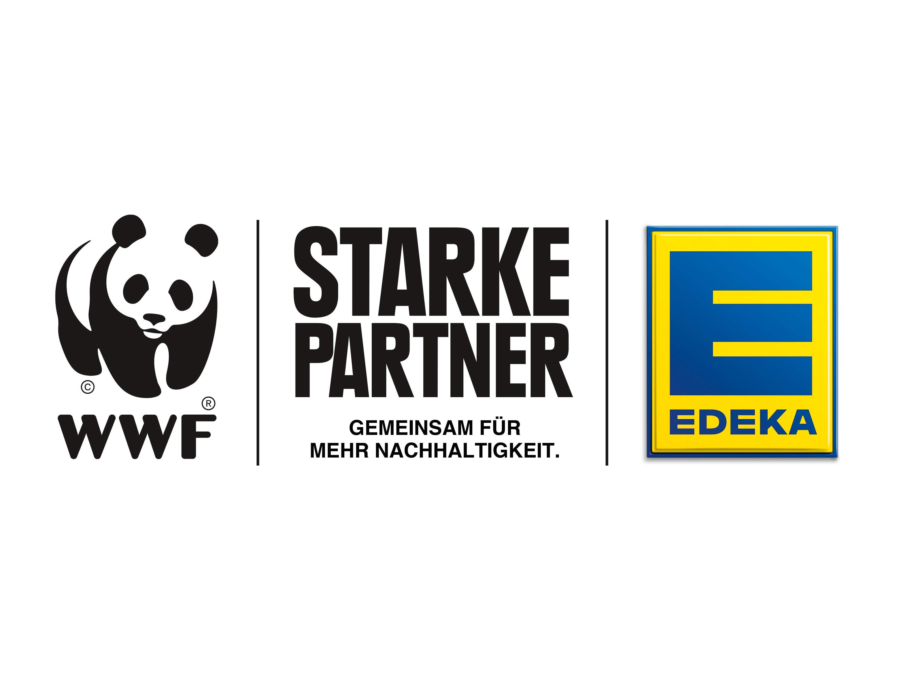 Partnerschaftslogo von EDEKA und WWF