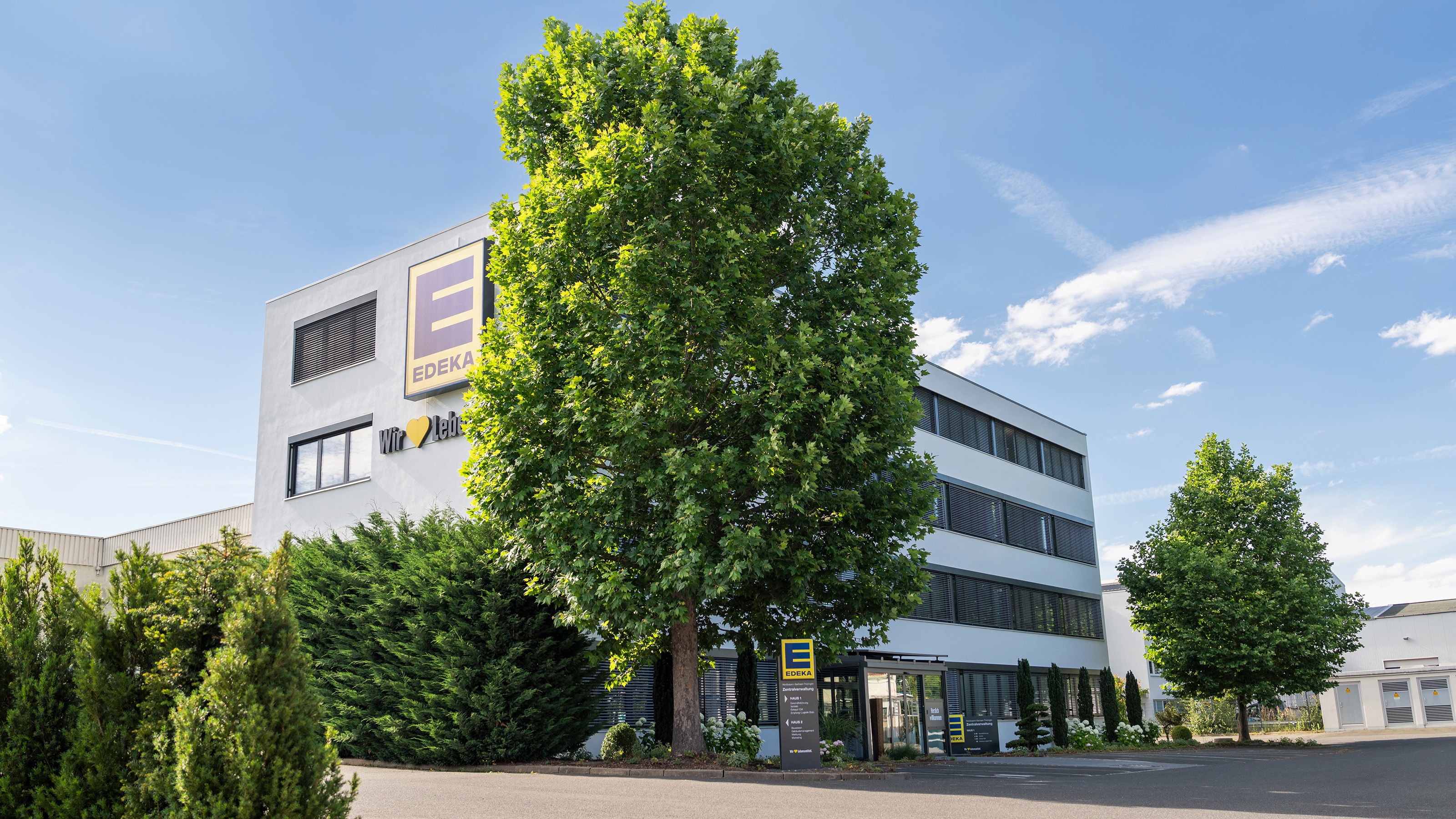 Außenansicht Verwaltungsgebäude Standort Rottendorf