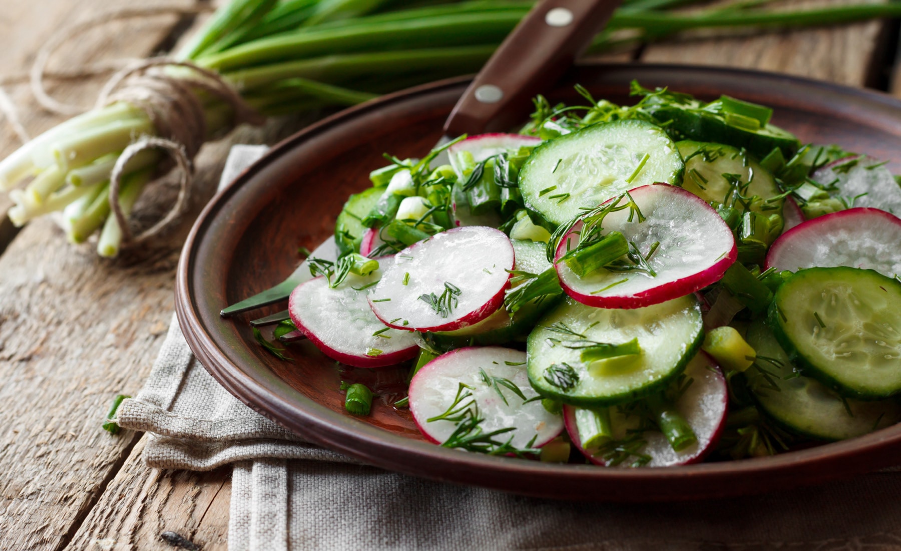 Salat mit Radieschen