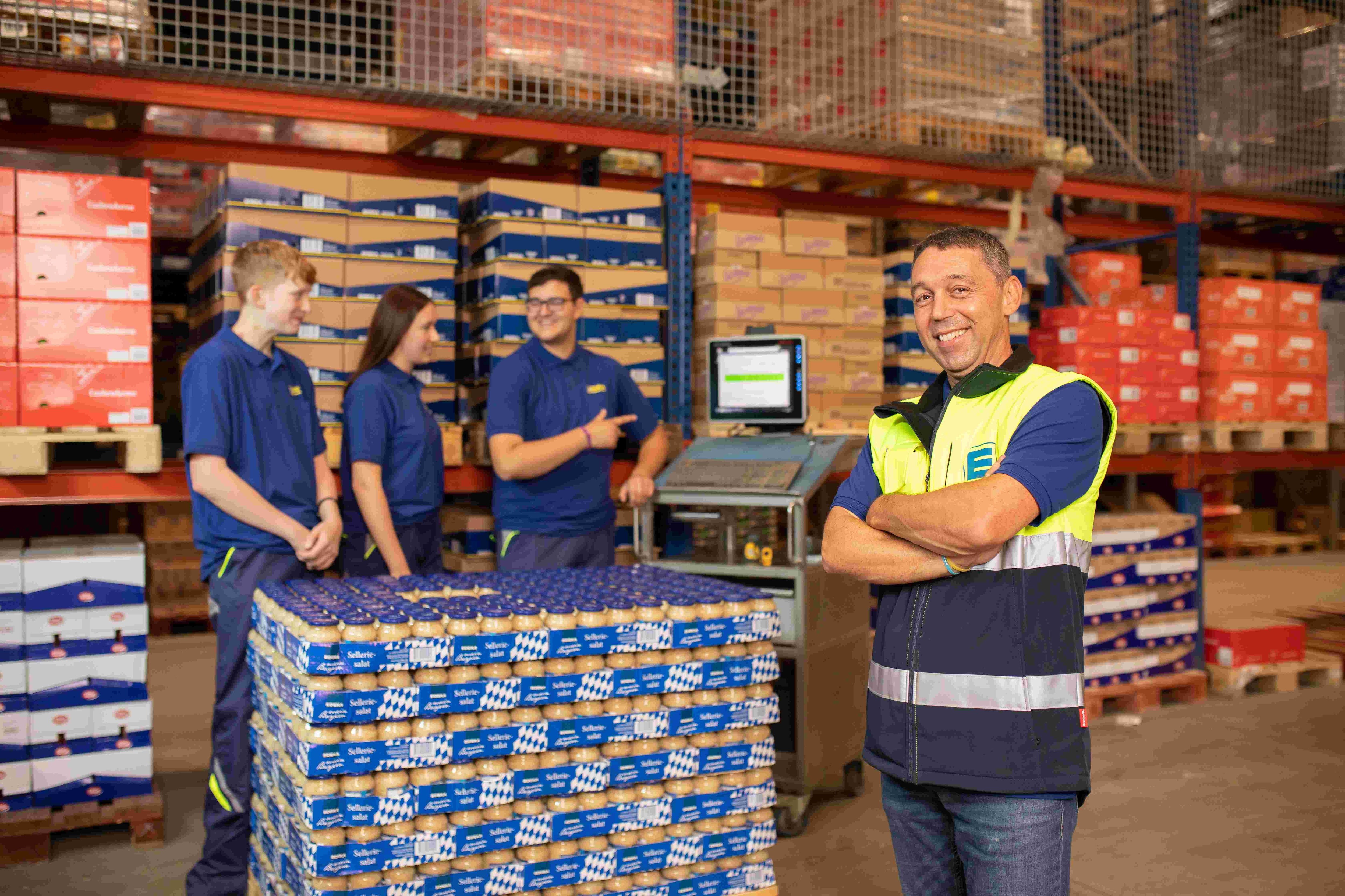Schichtleiter im EDEKA Logistikzentrum in Gaimersheim
