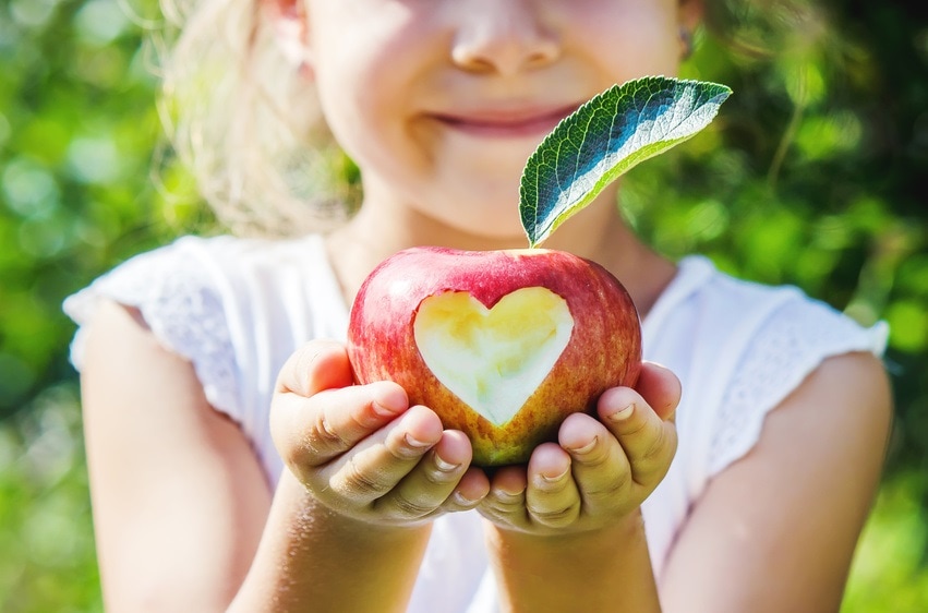 Herz im Apfel