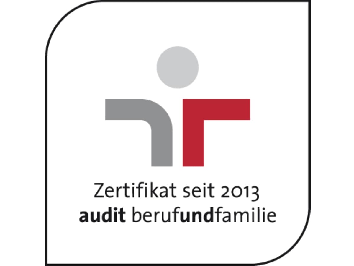 Logo Beruf & Familie, Zertifikat seit 2013