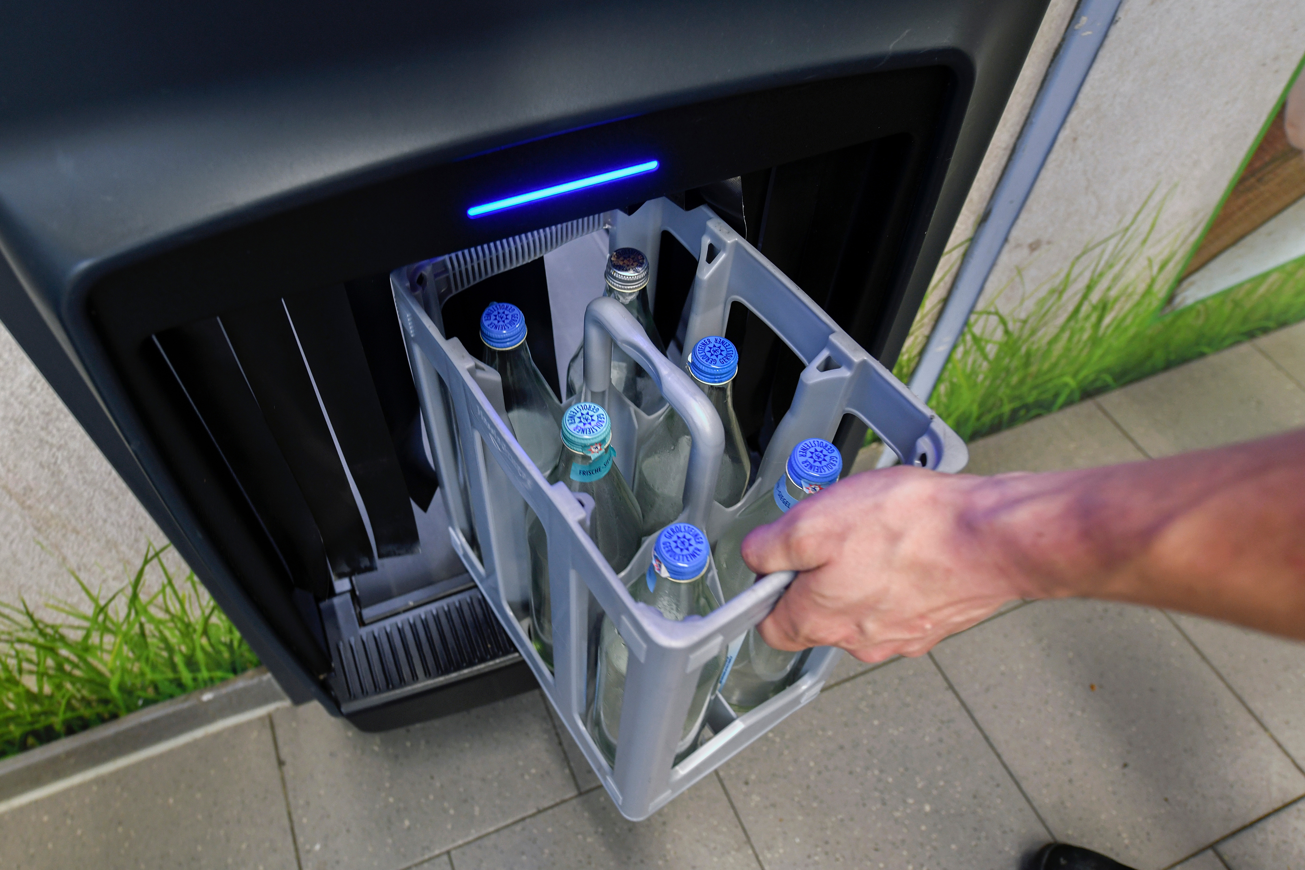 Pfandautomat, Mehrwegkiste, Glasmehrwegflasche